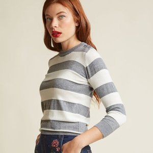 Modcloth Charter School Pullover Sweater